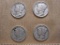 Four silver dimes, one 1943S and three 1941, .34 oz