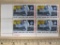 One block of four First Man on the Moon US Stamps, #c76