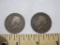 2 Great Britain Half Pennies, 1916 & 1917, 18.1 g