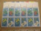 One block of 12 15-cent Endangered Flora US Stamps, #s1783-1786