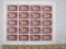 Full sheet of Year of the Boar, Lunar New Year 29 cent US Stamps, Scott 2876