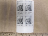 One block of four 13-cent Adolph S. Ochs Publisher US Stamps, #1700