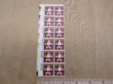 One block of 12 15-cent Christmas US Stamps, #1800