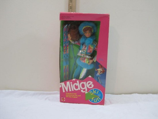 Ski Fun Midge Doll, 1991 Mattel, new in original box, 14 oz