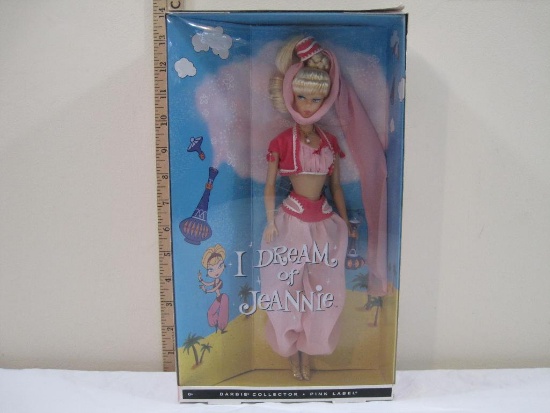 I Dream of Jeanie Doll, Barbie Collector Pink Label, 2010 Mattel, new in original box, 15oz
