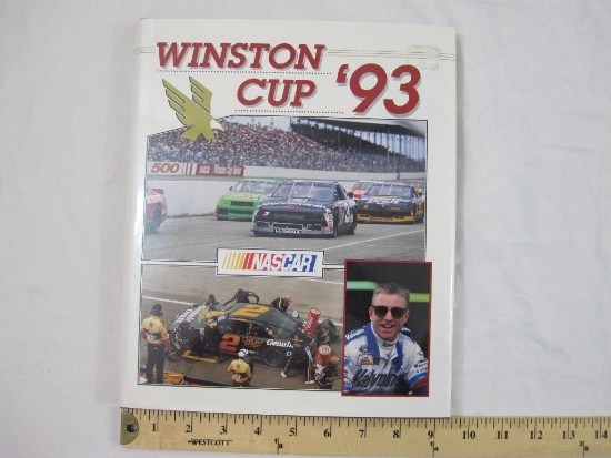 Winston Cup '93 Nascar Hardcover Book, approx 222 pages, UMI Publications Inc., 2 lbs 12 oz