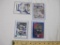4 New York Yankees Baseball Cards including Roger Clemens numbered cards, Derek Jeter, and Mike