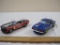 Two Hornby Slot Cars including Ford Mustang and Sunoco 1980 Chevrolet Camaro, 6 oz