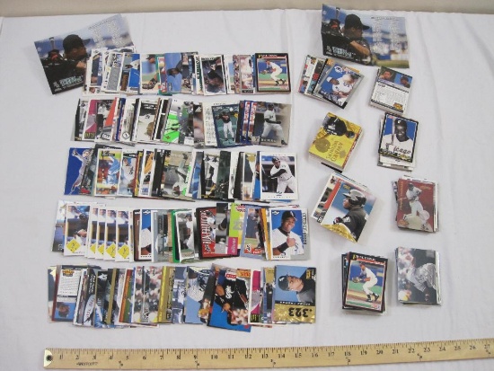 Large Lot of Frank Thomas Baseball Cards from Assorted Brands and Years, 2 lbs 5 oz
