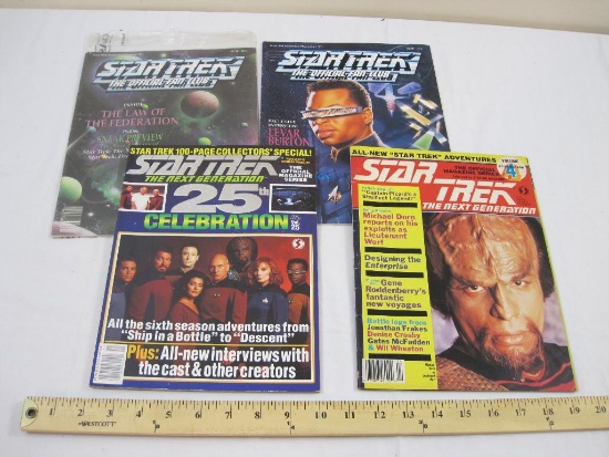 Lot of Star Trek Magazines including Star Trek The Next Generation Volume 4 (87-88 Season), Star