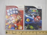 Two Wii Games including Boom Blox (2008) and Super Mario Galaxy (2007), 10 oz