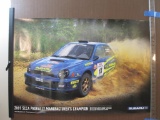 Subaru Racing Poster, 2001 SCCA Prorally Manufacturer's Champion, 24