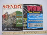 Two Vintage Train Display Booklets including Scenery for Model Railroads (1967) and Wiring Your