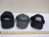 Lot of Three Hats including FedEx Ground (vf size regular), CTS-V Racing (zkapz one size), and