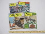 Five Issues of Railroad Model Craftsman Magazines from 1975 including March-July, 1 lb 9 oz