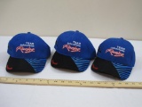 Three TEAM Johnstone Racing Honeywell Driver Hats, One Size, 7 oz