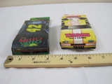 Two Sets of Traks collectible Race Cards including Mello Yello Kyle Petty Team Set (1992) and '91