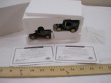 2 Matchbox Collectibles 1/52 diecast, The Holy Cow, Las Vegas Nevada, 1921 Ford Model T Van,