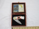 Florida Tribute Pocket Knife, 7 inch, Stainless steel blade, in original box, 9 oz