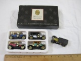 4 piece Vintage Replicas Classic Automotive Collection, three with original box, 6 oz