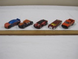 5 Diecast cars, Hot Wheels and Mattel made for McDonald's, 7 oz