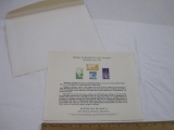 12th Annual National Exhibition, WESTPEX San Francisco, Souvenir Card, B#10, Bureau of Engraving and