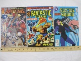 Comic Books, Fantastic Four #159, Blood Strike #25 and Suicide Squad #21, 9 oz