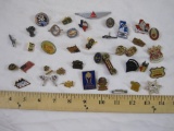 40 Collectors Pins, Military, Organizations and more