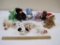 Lot of ty Beanie Babies including Fleece style 4125, Goochy, Baby Boy, Dotty, and more, Floppity