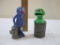 Grover & Oscar the Grouch Sesame Street Gorham Ceramic Figures, Muppets 1976, 12 oz