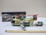 Hess Truck Helicopter with Motorcycle and Cruiser, 2001 in original box, 1 lb 11 oz