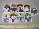 9 Major League Umpires Association Trading Cards, 1989, 2 oz