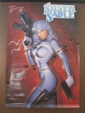 Silver Sable Poster, 1993 Marvel, Chiodo Artwork, approx 33.5