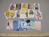 Lot of Assorted Baseball Trading Card Puzzle Pieces from Donruss, Leaf, and Fleer, 3 oz