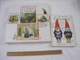 Gnome Book and Puzzle including The #1 Bestseller Gnomes by Rien Poortvliet and Wil Huygen