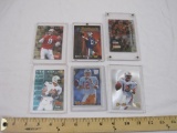 Lot of Quarterback NFL Trading Cards including Dan Marino, Trent Dilfer, Steve Young, Drew Bledsoe,