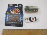 Three Diecast Cars including Racing Champions and Motor Max 1977 Ford Pinto Cruising Wagon, 5 oz