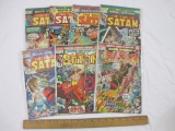 SEVEN Marvel Spotlight on The Son of Satan Comic Books Issues 12, 13, 18, 20, 21, 22, 24, 1973-1975,