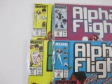 TWELVE Alpha Flight Comic Books Issues 41, 43-53, 1986-1987, 1 lb 5 oz