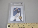 Graded 2001 Fleer Authority #103 Drew Henson Baseball Card, Beckett Rated 9 Mint, 3 oz