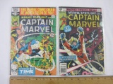 TWO Marvel Spotlight on Captain Marvel Comic Books Issues 1 & 8, 1979-1980, 4 oz