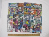 NINE Comic Book Issues of Solo Avengers Starring Hawkeye including issues 2-10, 1987-1988, 1 lb