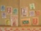 Lot of 12 Spain postage stamps, some not canceled