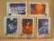 Lot of five space themed Russian stamps