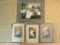 Three vintage children's portrait photos (one from Bloomingdale Bros. studios in NY) and one vintage