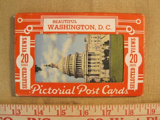 One lot of 20 pictorial postcards of Washington DC