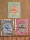 Three foreign postage stamps from Sudan
