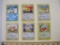 SIX Pokemon Trading Cards including Electrode (foil), Meowth, Spearow, Dodrio, Persian, and