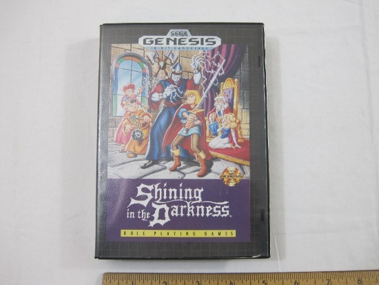 SEGA GENESIS Shining in the Darkness Game Cartridge with instruction booklet and case, 1991, 7 oz