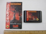 SEGA GENESIS Battletech: A Game of Armored Combat Game Cartridge and Instruction Booklet, 3 oz